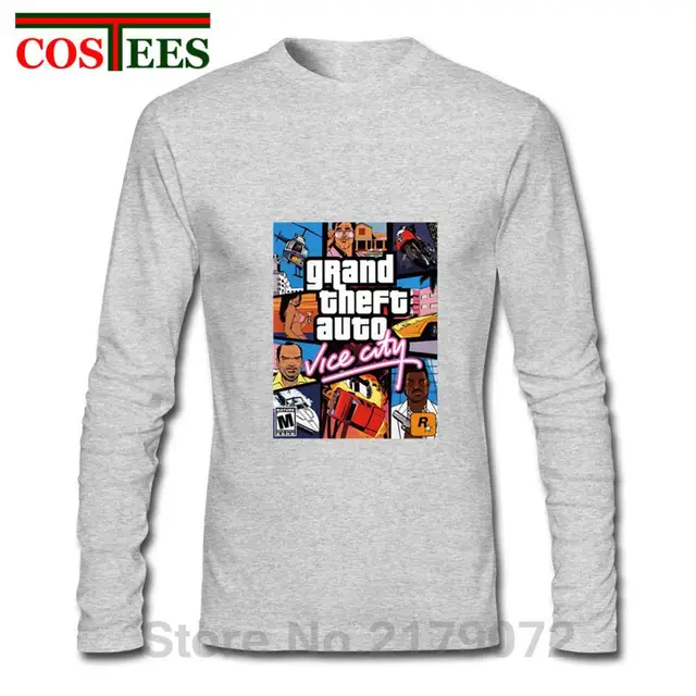 Drop ship Grand Theft Auto Vice City T Shirt GTA GAME T Shirt Men T ...