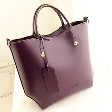 2015 Woman Fashion Leather Shoulder Bag bucket style women handbag brand design 3 colors free shipping