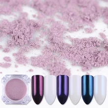 Зеркало жемчуг для ногтей Блестящий Порошок, смешанный Цвета блестящие Красота дизайн ногтей хром на ногтях, 3D украшения для ногтей