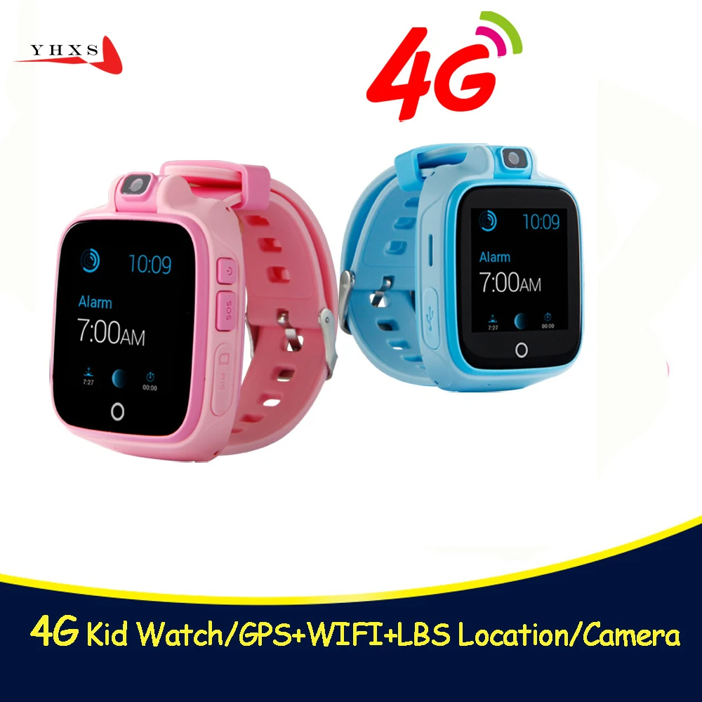 

Smart Watch Child Safe Monitor GPS Tracker Kids Android IOS Waterproof Baby SOS Remote Monitor Camera SIM 4G Network Wristwatch