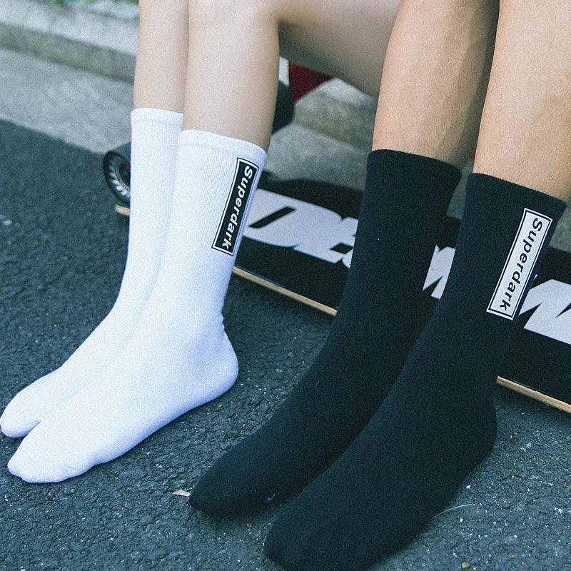Модные мужские хлопковые носки с принтом в уличном стиле Harajuku Hombre дизайнерские