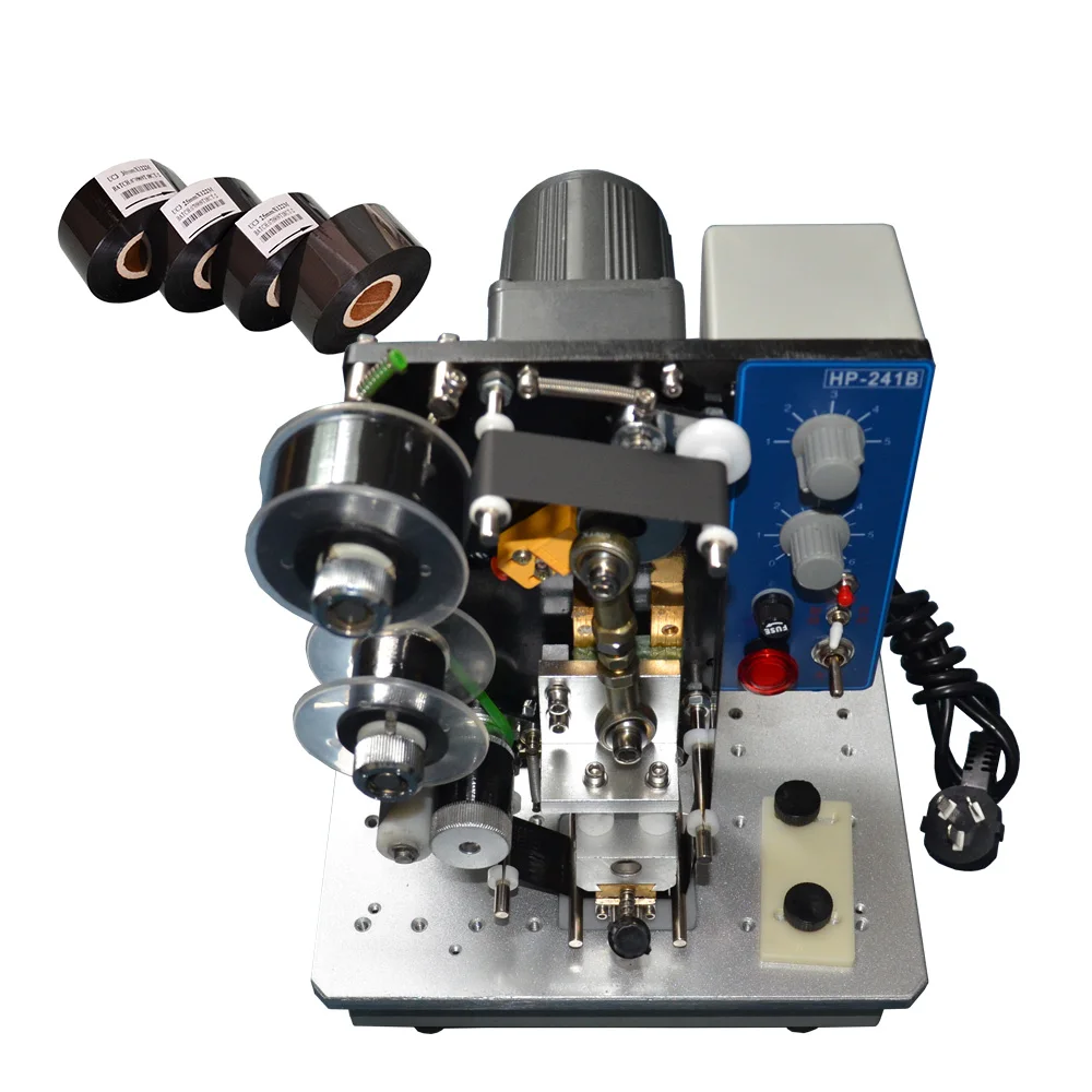

241B type hot printing numbering machine on plastic bags