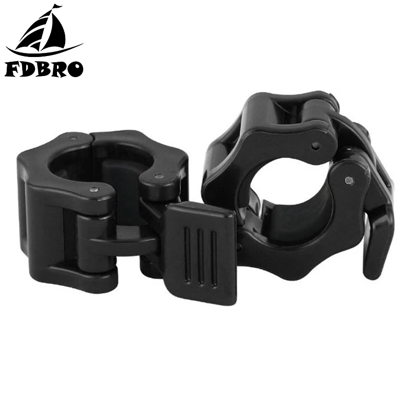 FDBRO Crossfit Standard Olympic Spinlock Dumbbell Barbell Clips Clamps Collars Lock Weight Lifting Bar Fitness Training 1 Pair | Спорт и