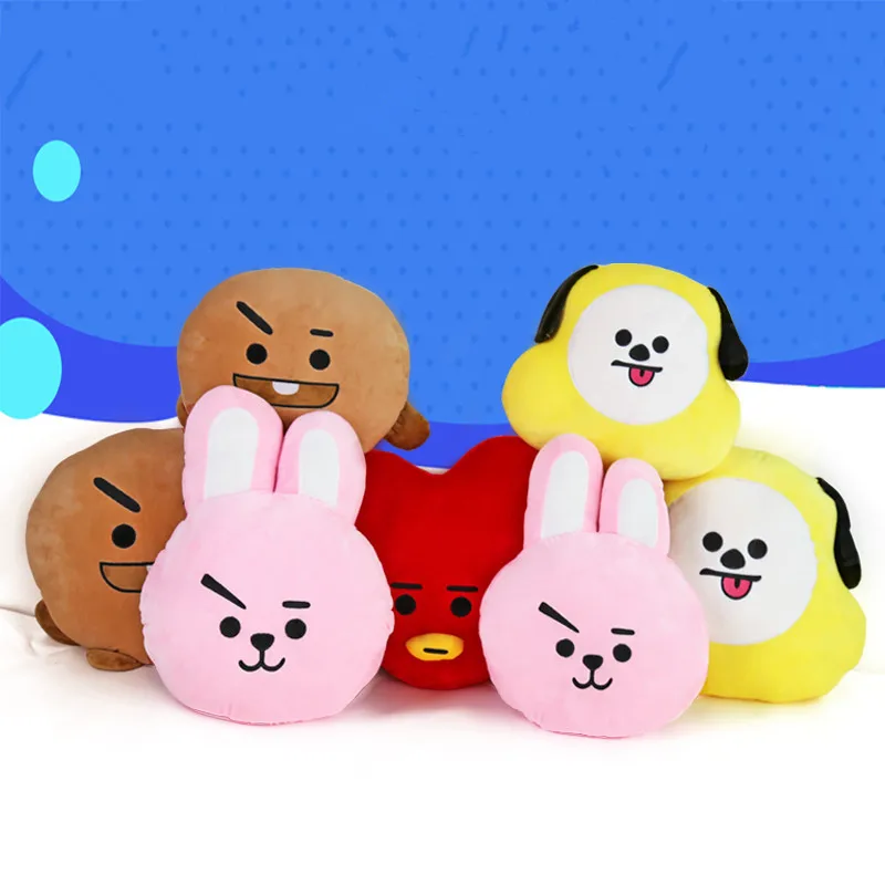 DOOLNNG Kpop Home Bangtan Boys BTS Monster Vapp Bt21 Same Pillow Warm Bolster Q Back Cushion