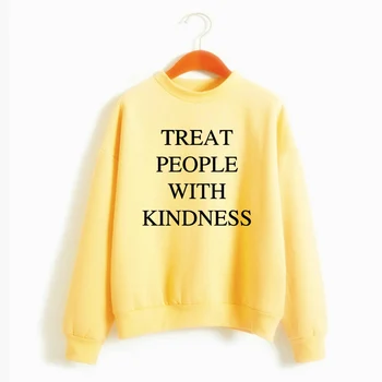 

Harry Styles Treat People With Kindness Women'S Sweatshirt Casual Warm Pullover Hoodie Female Jumper Long Sleeve Autumn Winter