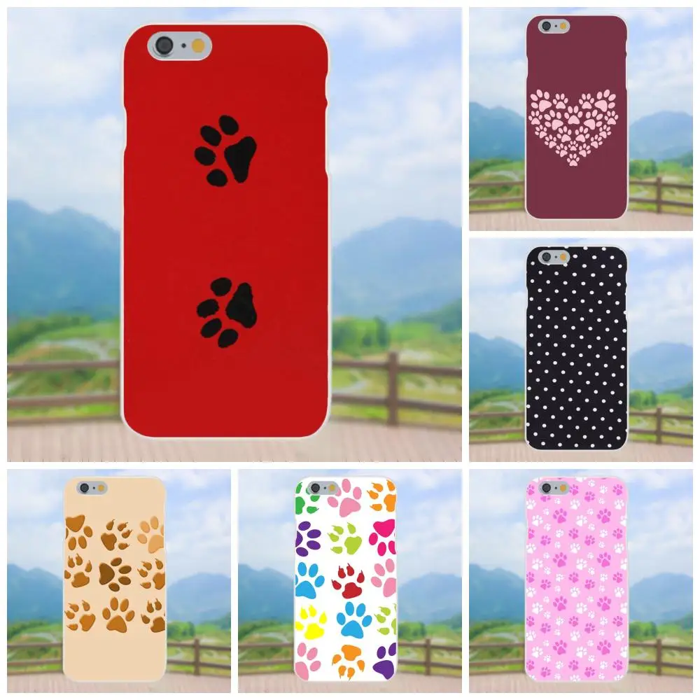

Soft Design Phone For Sony Xperia Z Z1 Z2 Z3 Z4 Z5 compact Mini M2 M4 M5 T3 E3 E5 XA XA1 XZ Premium Cute Dog Footprints Dog Paws