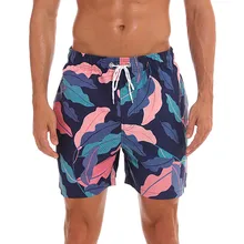 Быстросохнущие мужские цветные шорты плавательные пляжные шорты цветочные шорты для серфинга Swi мужская пляжная одежда для плавания