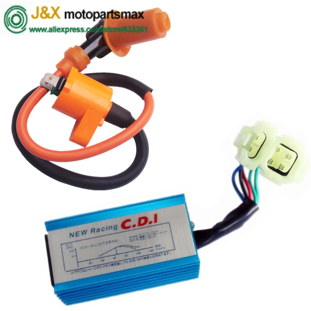 Гоночная катушка зажигания DC CDI GY6 50 125 150 для скутера мопеда куб. См См/для