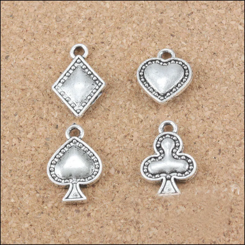 2017 most popular 20 Pieces(5 sets)/Lot 19mm*12mm Antique Silver Plated