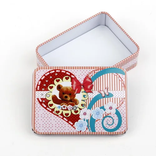 Мини жестяная металлическая коробка запечатанные банки упаковочные коробки ювелирные изделия, коробка для конфет маленькие банки для хранения серьги в виде монет Подарочная коробка для наушников - Цвет: Style 4