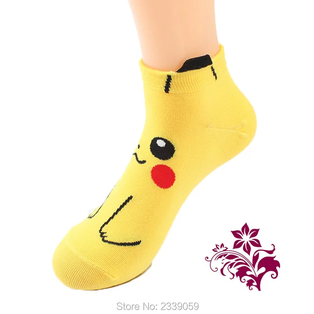 anime pokemon pikachu femmes court dessin anim mignon art chaussette de chaussettes dame fille summer coton - Chaussette Dessin anime pokemon pikachu femmes court dessin anim mignon art chaussette de chaussettes dame fille summer coton - Chaussette Dessin