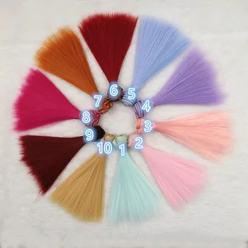 

15cm 25cm 30cm 35cm straight hair suitable for BJD SD Blyth dolls Ye Luoli doll Wigs High-temperature fiber hairpieces BJD wig