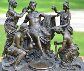 

Art Deco Sculpture Appollo Four Woman Bronze Statue