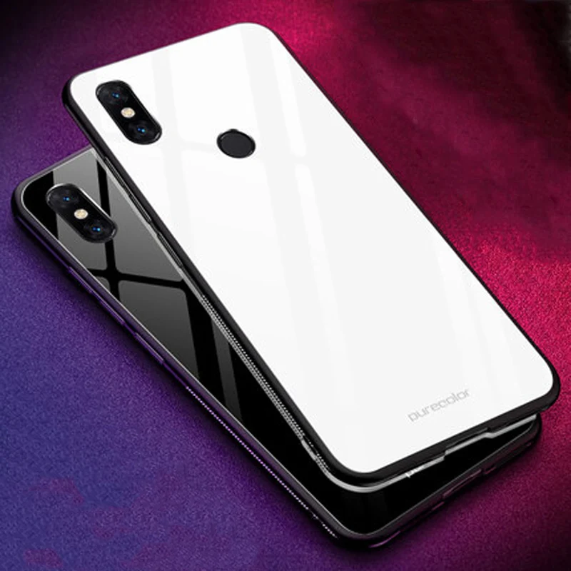 Чехол для Xiaomi mi Mix 3 градиентный чехол из закаленного стекла с мягкими краями 6 39