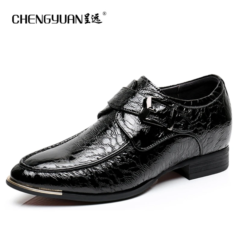 font b Mens b font 6cm increase leather font b shoes b font business point
