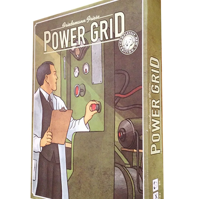 

Power grid Board game CARDS 2-6 Players Family Game For Children With Parents Funny Puzzle Game for Gift