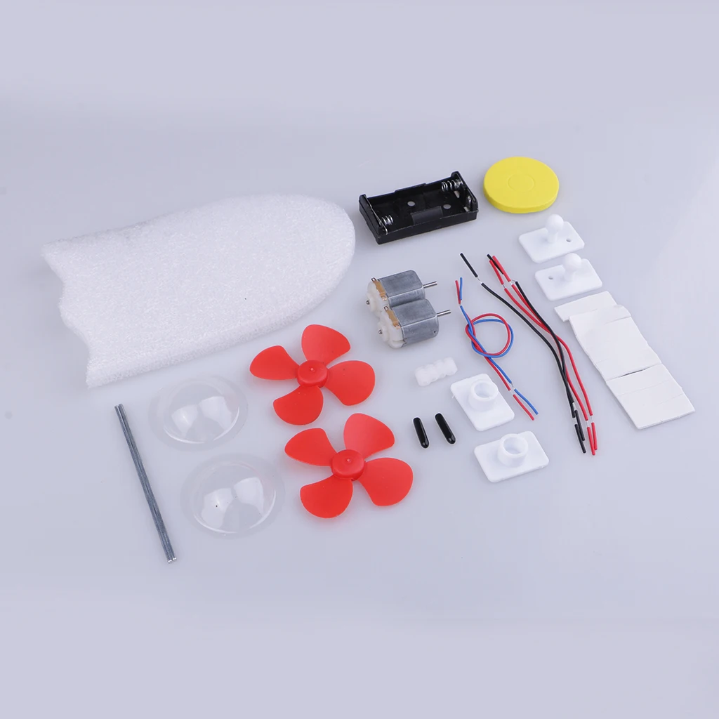 Science DIY RC Racing Boat Kit Scientific Experiment Material Education Toys School Class Learning Tools Toy For Student