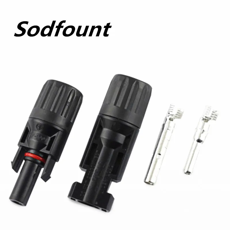 

10Pairs x MC4 Connector male and female, MC4 Solar Panel Connector used for Solar Cable 2.5mm2 4mm2 6mm2