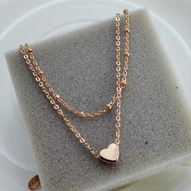 1Pc Women MultiLayer Heart Bead Gold Tone Bracelet Foot Chain Jewelry Anklet Charm 1Pc Women MultiLayer Heart Bead Gold Tone Bracelet Foot Chain Jewelry Anklet Charm
