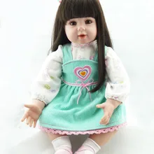 Новое поступление, силиконовая виниловая кукла-Реборн, Реалистичная кукла для новорожденного малыша, имитация куклы, принцесса, brinquedos, новогодние подарки