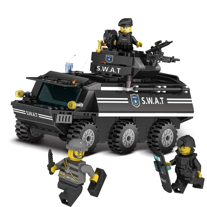 Набор строительных блоков GUDI 9412 SWAT детские строительные блоки из 349