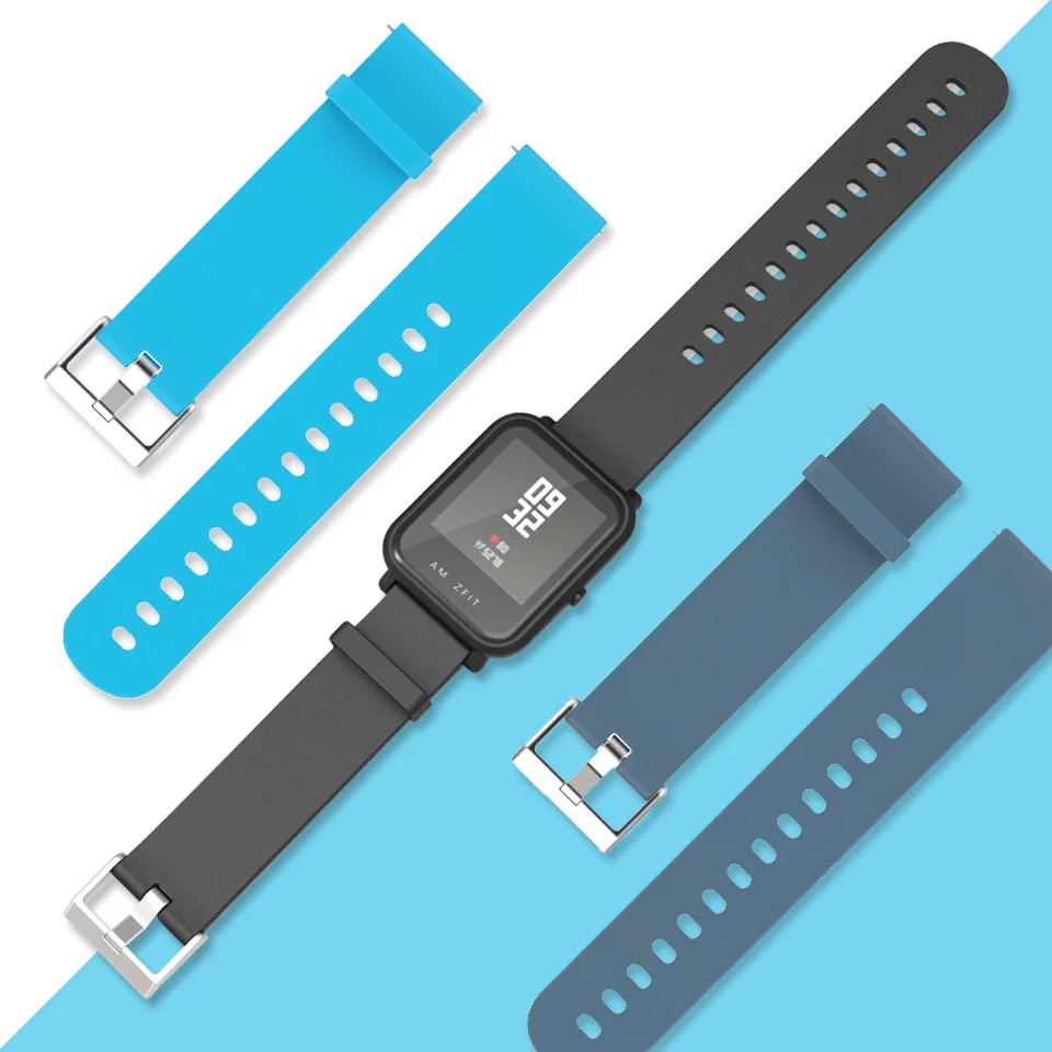 Mijobs браслет ремешок защитный чехол для Xiaomi Huami Amazfit Bip BIT PACE Lite Молодежные часы пластиковый корпус ПК Бампер