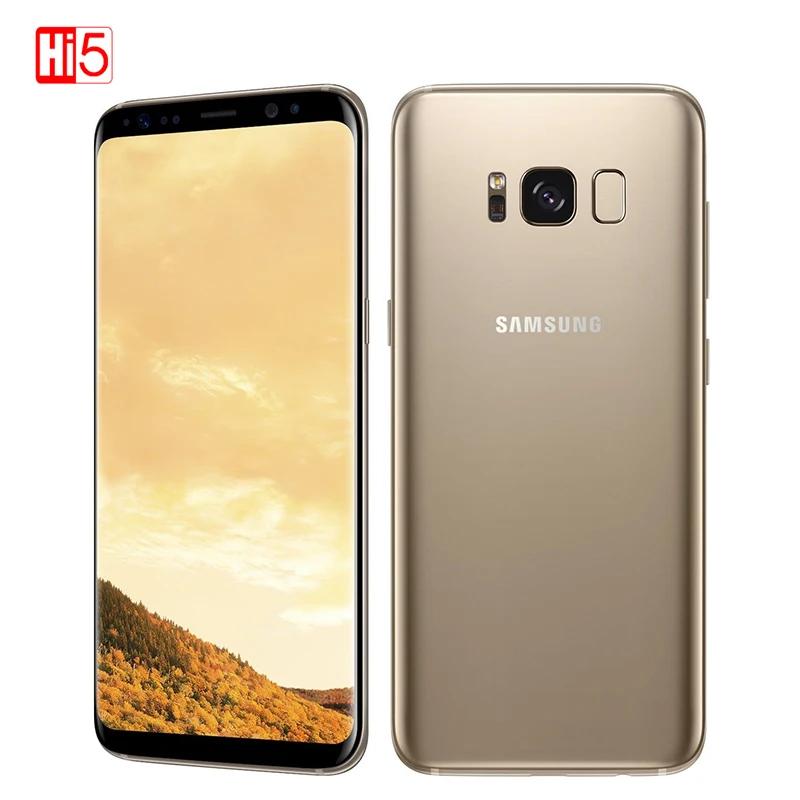 Разблокированный Samsung Galaxy S8 G950U snapdragon/G950F Exynos 4 ГБ ОЗУ 64 Гб ПЗУ 6," Восьмиядерный Android отпечаток пальца 12МП телефон