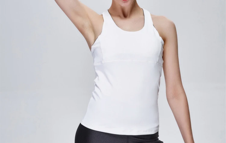 Фитнес дышащий Йога Топ тренажерный зал тренировки крест майка на бретельках Сексуальная спинки Спортивная футболка для женщин бег