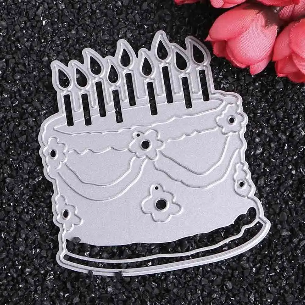High Quality Birthday Cake Metal Die Cutting Dies Scrapbooking