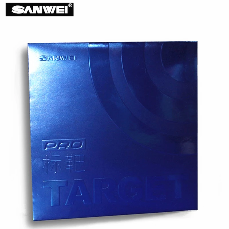 

SANWEI TARGET Provincial Table tennis rubber PRO BLUE SPONGE quick attack loop pimples in with sponge ping pong tenis de mesa