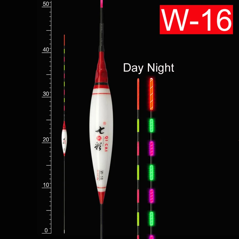 Совершенно рыболовный поплавок специальный красочный светильник светящиеся поплавок высокой яркости рыболовные поплавок - Цвет: W-16