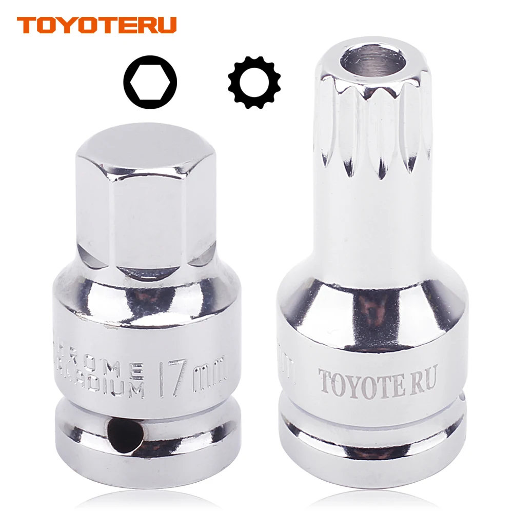 

TOYOTERU Dismounting Screw Remove Oil Drain Plug H17 Oil Draining Hex Wrench For VW Car M16 For AUDI Car
