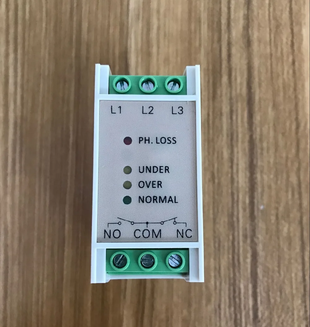 GINRI JVR 383 220V phase loss protection voltage monitoring relay dcmonitoring relayvoltage