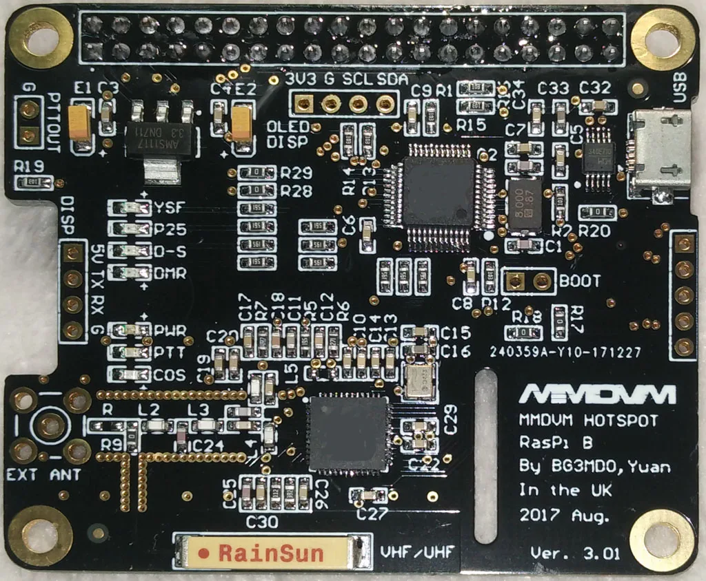 

Digital Radio Station for UHF VHF C4FM DSATR DMR P25 Multi-mode Wireless Hotspot MMDVM HotSPOT V3.0 Suppot for Windows Linux MAC