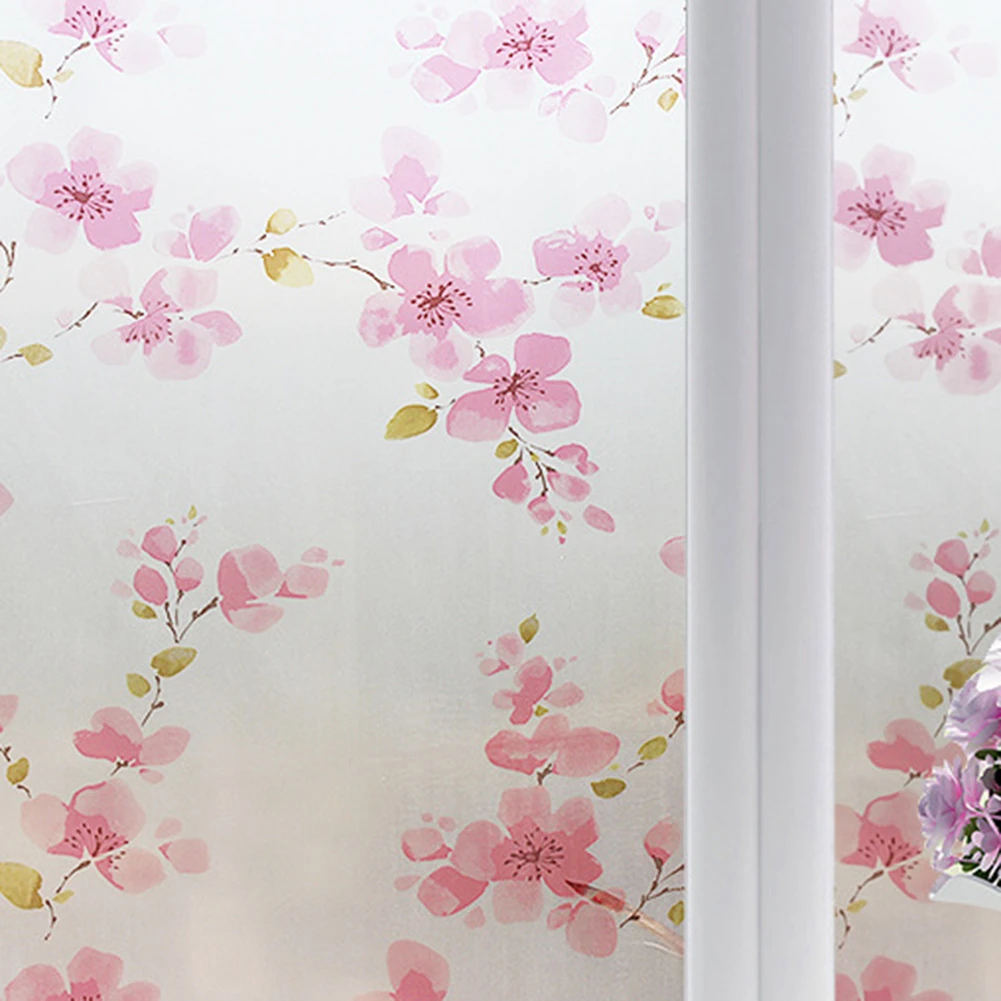 Стеклянные наклейки матовые непрозрачные для ванной комнаты домашний декор для спальни гостиной шириной 60 см защита окна защита конфиденциальности Длинные - Цвет: A4
