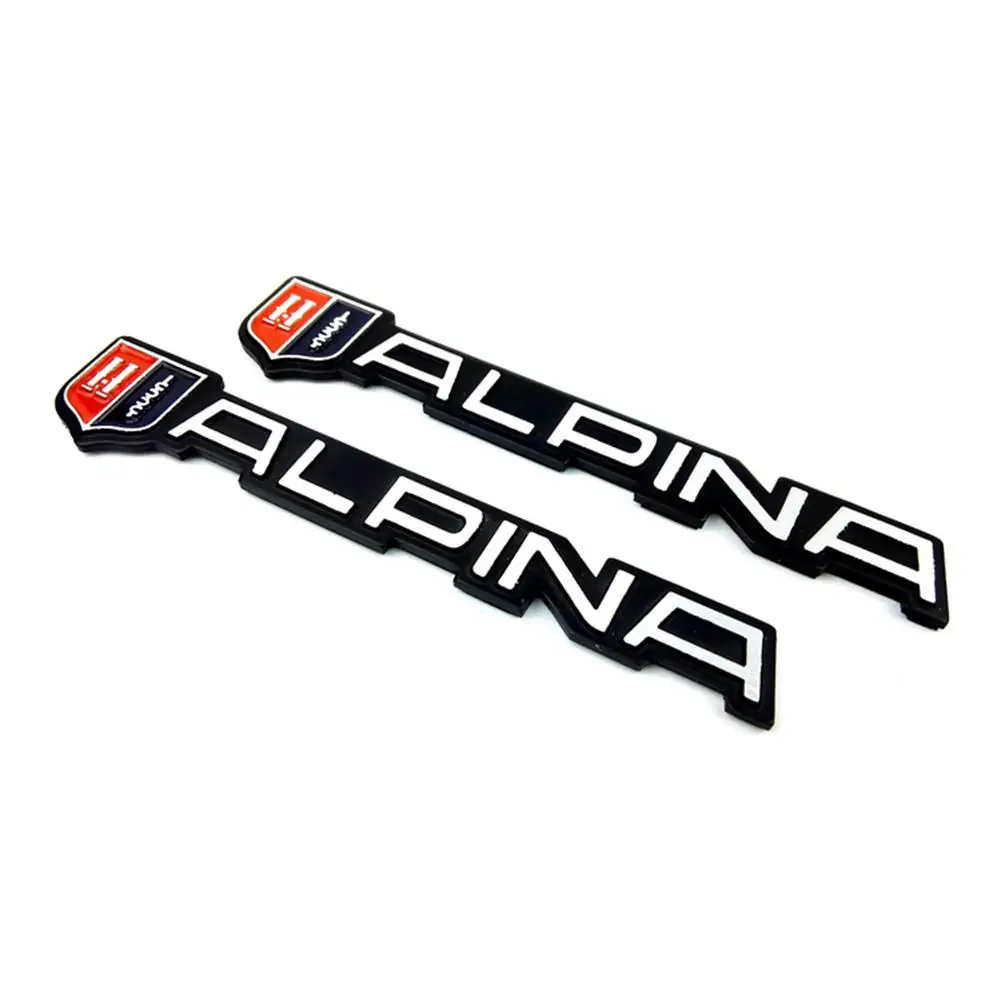 

3D Car Stickers For Albina 3D Metal ALPINA Car-Styling Stickers For BMW X3X4X5X634567 System Modified Car Tail Sticker