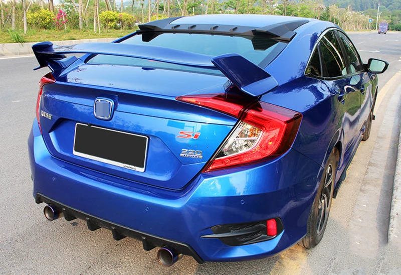 Автомобильный Стайлинг Подходит для Honda 10th Gen Civic sedan- ABS задний плавник крыла спойлера