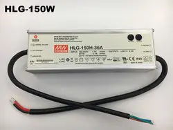 150 Вт MEANWELL привело питания hlg-150h светодиодный драйвер выходное 30v36v42v48v гарантия 7 лет светодиодный прожектор Уличные highbay драйвер