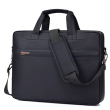 Bolsa de ordenador portátil 15 15.6 14 13.3 13 pulgadas bolsos de la computadora A Prueba de agua para la Mujer y el Hombre bolsa de Hombro Negro tablet Notebook Portátil 2017