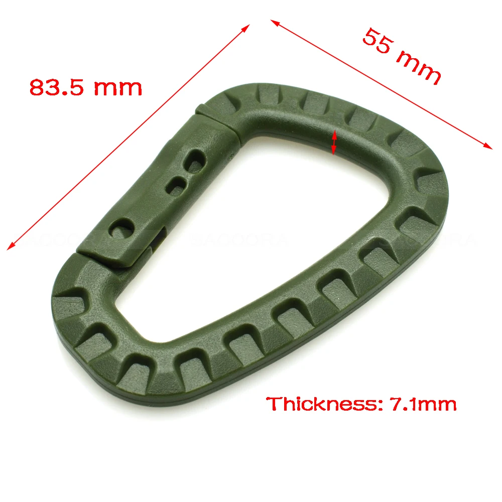 4 шт. D образный карабин для альпинизма|plastic clip buckle|plastic buckleplastic buckle |