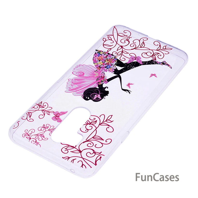 Case For LG G7 Case Silicone For LG G7 Transparent Case Fashion Ultra Thin Soft TPU Pattern Cover Accessory vendita cellular