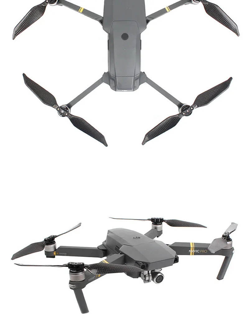 DJI Mavic Platinum Edition PLATINUM Propeller 8331F складные пропеллеры полностью из углеродного волокна шумоподавление Paddle для MAVIC PRO