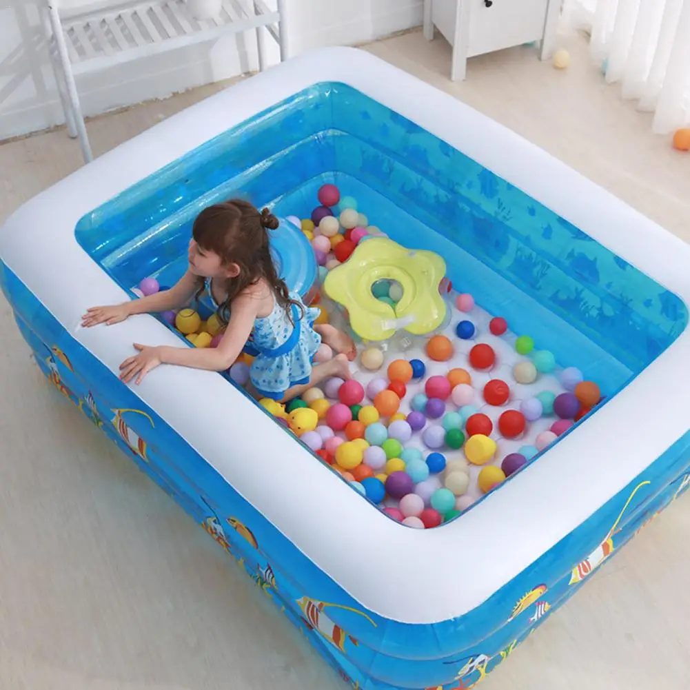 Надувной бассейн детские водные игрушки Семейный детский надувной бассейн подходит для 1-3 человек