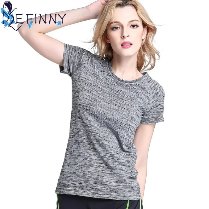 High Quality Plain T Shirt Women Cotton Elastic Basic T shirts Female