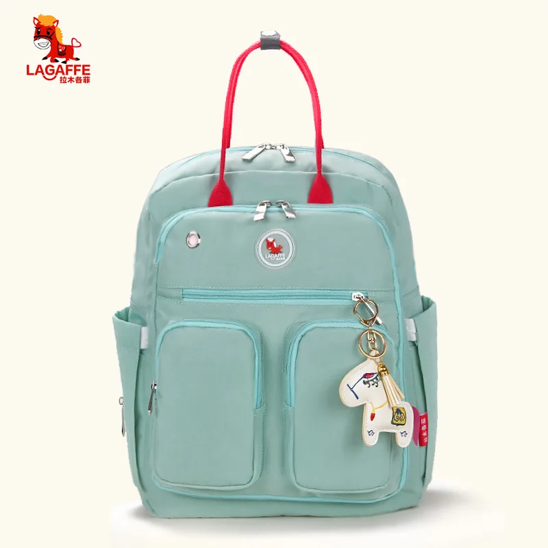 

Fabric Mummy Bag Nylon Multi-function Large-capacity Backpack Fashion Hand Female Shoulder Mother's Bag,