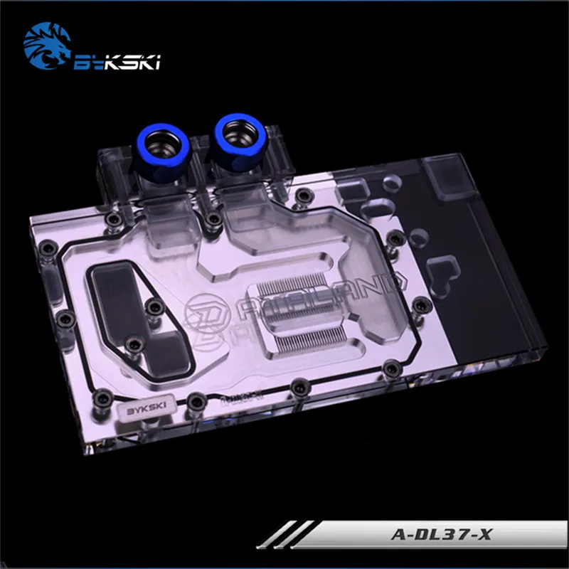 Bykski полный охват GPU водоблок для Dataland Devil RX580 8G видеокарта A-DL58DEVIL-X - Цвет лезвия: No light