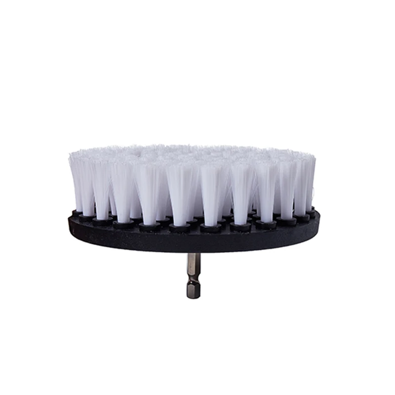 4inch Drill Power Scrub Clean Brush For Leather Plastic Wooden Furniture Car Interiors Cleaning Power Scrub, White 4inch Drill Power Scrub Clean Brush For Leather Plastic Wooden Furniture Car Interiors Cleaning Power Scrub, White