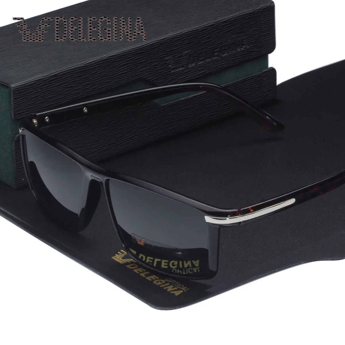 

New Retro Polarized Sunglasses For Men Sun Glasses Wide Face Shades Black Oculos Gafas