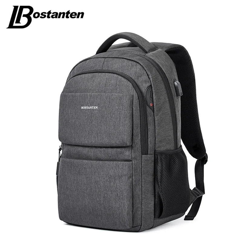 Bostanten Men Backpack Capacity 17inch Laptop Bag Travel Backpack Usb ...