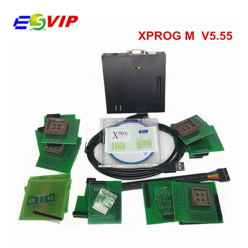 Xprog М 5.8.4 XPROG M коробка ЭКЮ программист с USB Dongle 5 84 поддерживает новейшие BMW CAS4